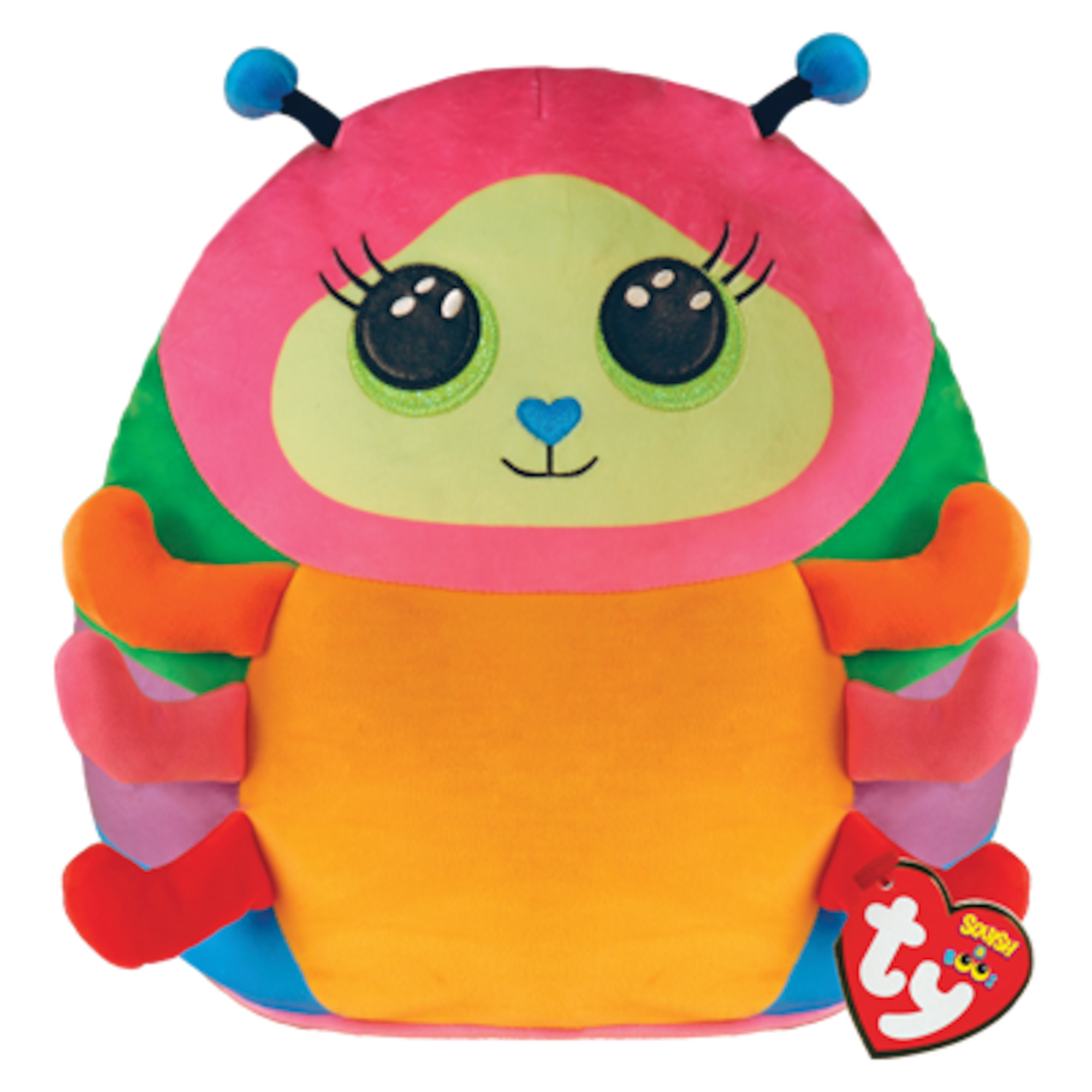 Ty Squish-A-Boos™ Nessa Multicolor Caterpillar, Medium